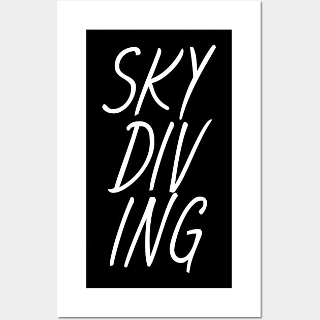 Skydiving Wall Art by maxcode